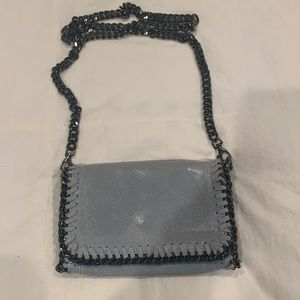 Genuine Italian leather braided chain crossbody- Stella McCartney dupe